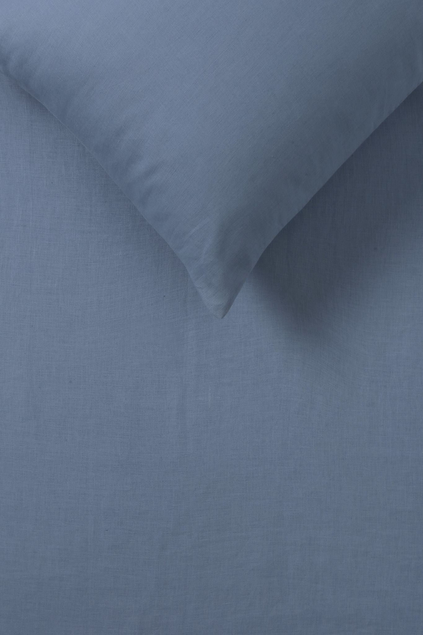 Vintage Design Sky Blue 100% Hemp Quilt Cover Set Vintage Design