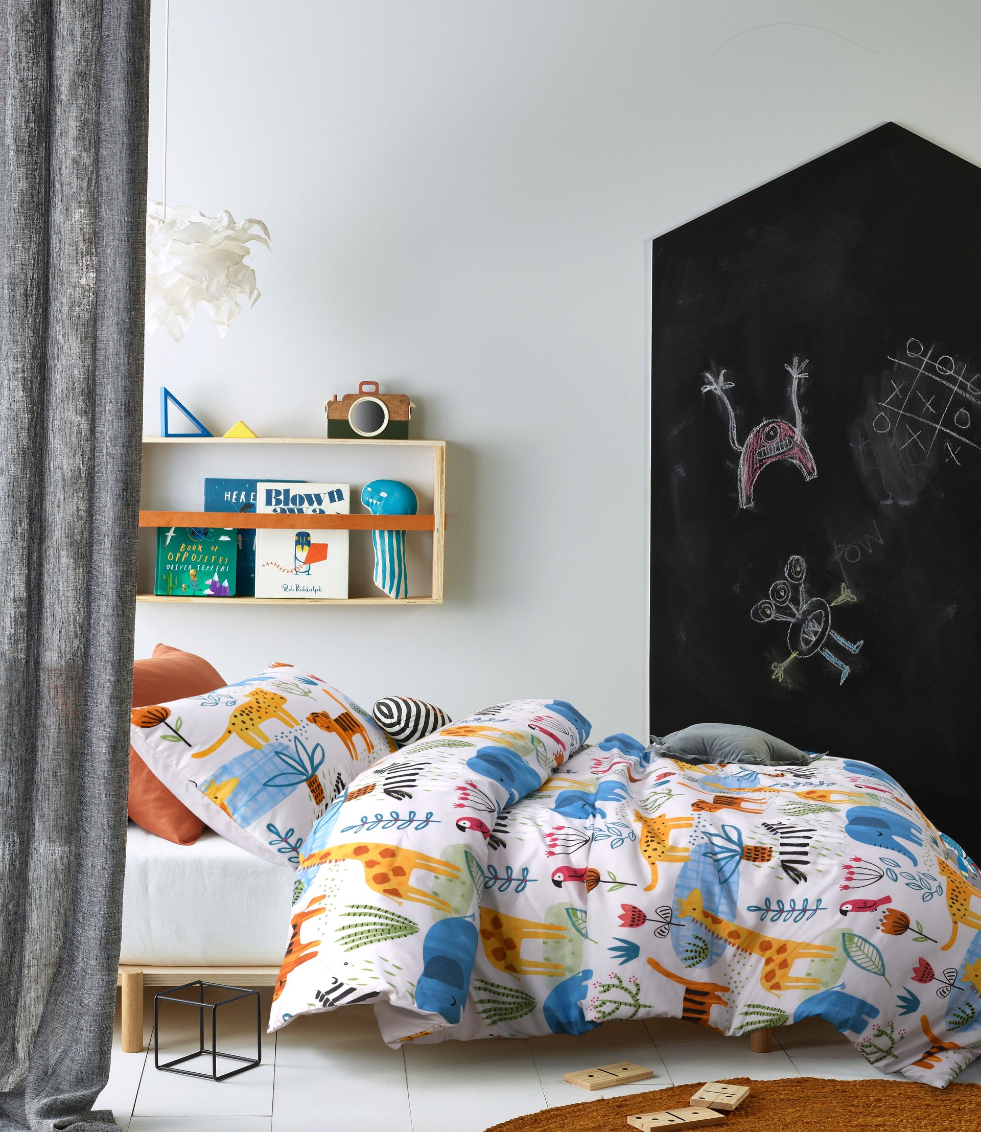 Happy Kids Little Jungle Glow in the Dark Quilt Cover Set Happy Kids Bedding