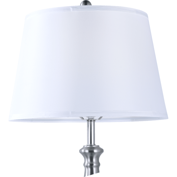 Palermo Lamp 3-Piece Lamp Set with Nickel Finish for Modern Home