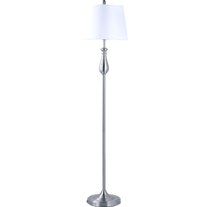 Palermo Lamp 3-Piece Lamp Set with Nickel Finish for Modern Home