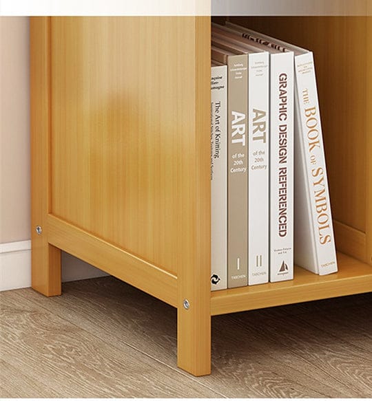 Palermo Bedside Table Bamboo Bedside Table Nightstand Storage Bedroom Sofa Side Stand - Wood