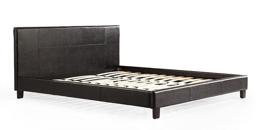 Palermo Bedframe Loft Black PU Leather - Black
