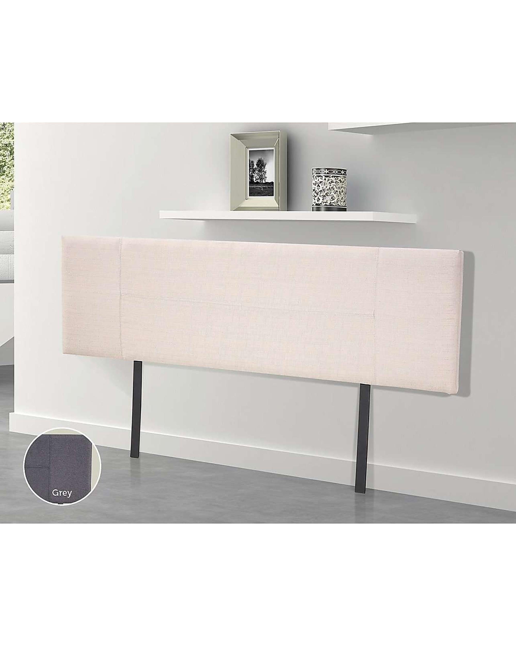 Palermo Bedhead Modern Fabric Linen Bedhead - 2 Colours