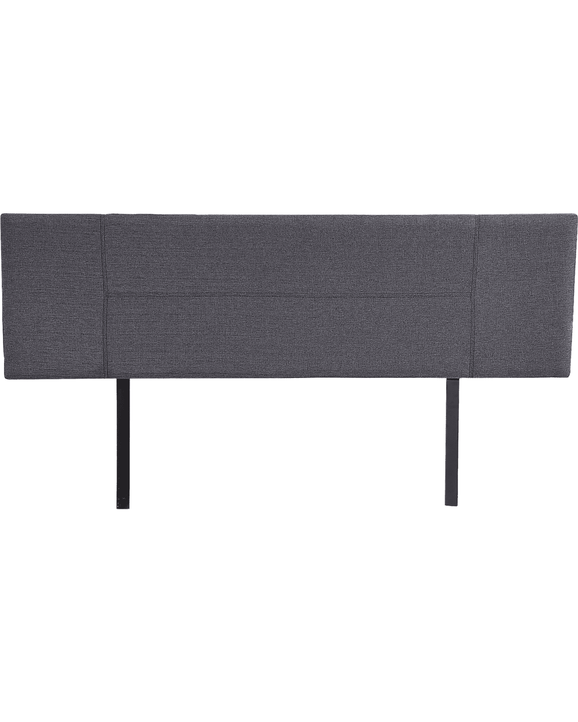 Palermo Bedhead Single / Grey Modern Fabric Linen Bedhead - 2 Colours