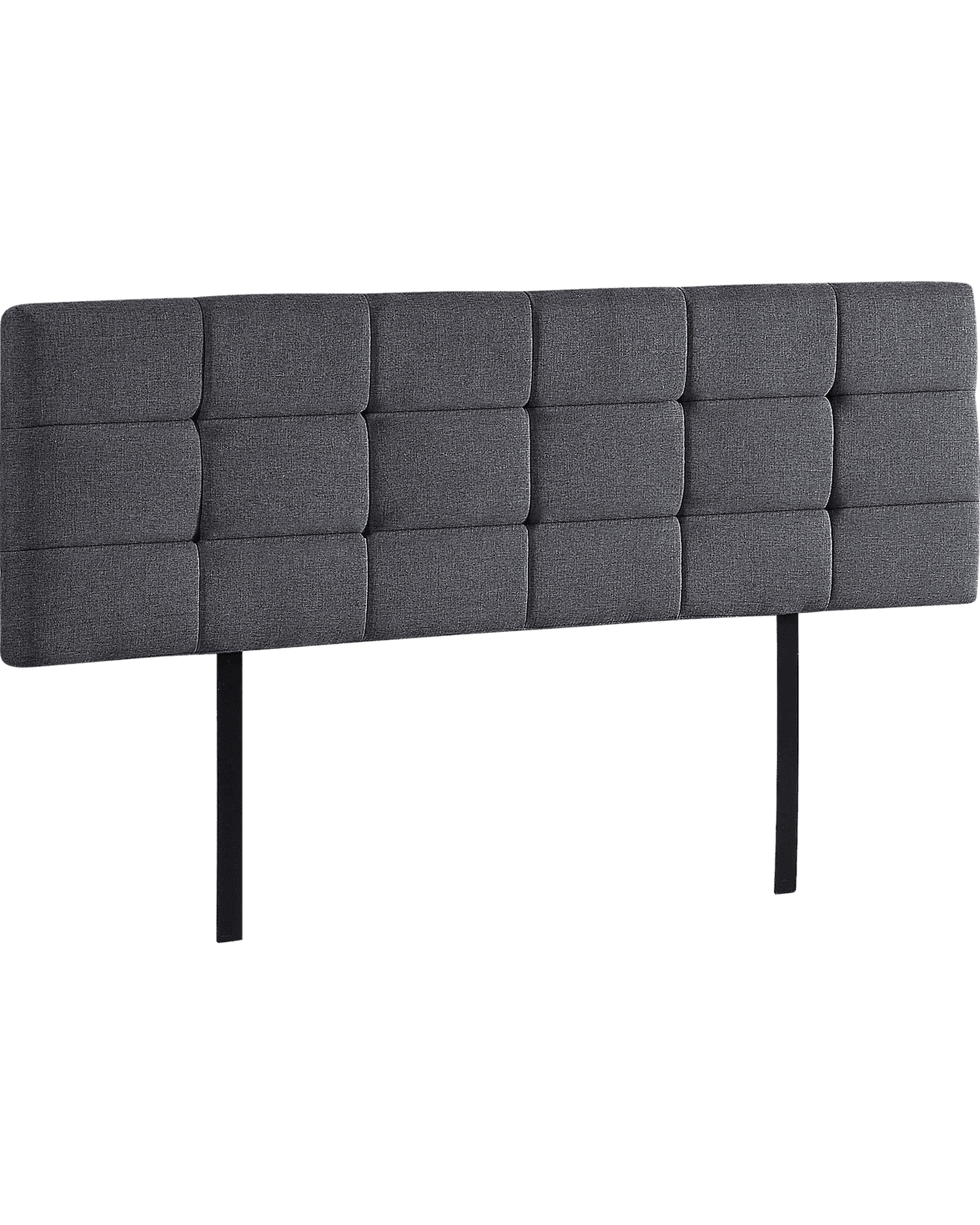 Palermo Bedhead Single / Grey Tuft Fabric Linen Bedhead - 2 Colours