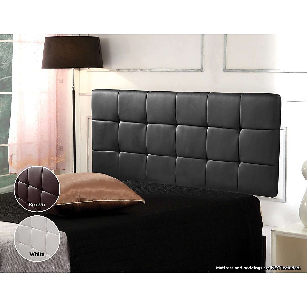 Palermo Bedhead Tuft PU Leather Bedhead - 3 Colours