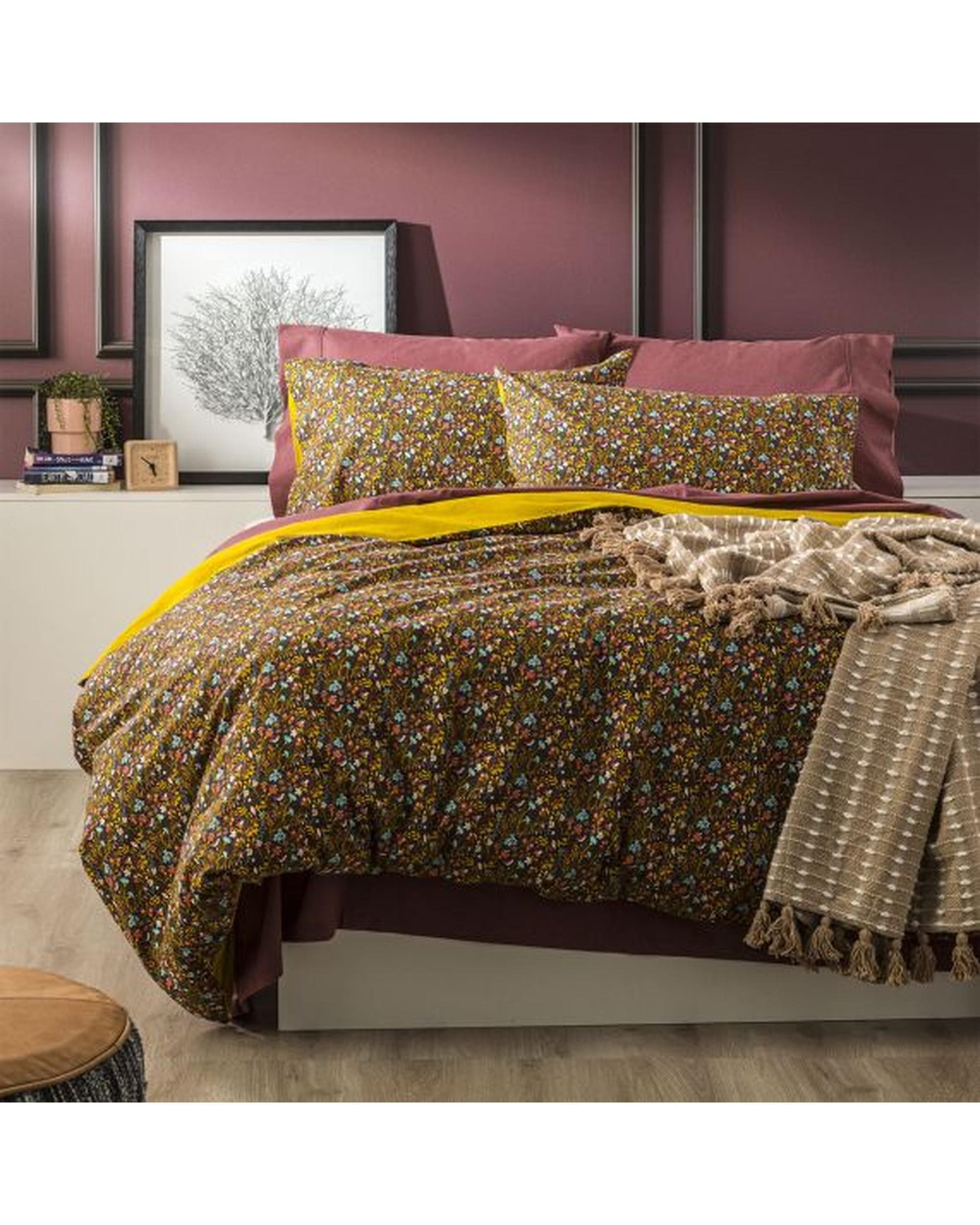 Park Avenue Quilt Cover 175 GSM Egyptian Cotton Flannelette Quilt Cover Set  - Robyn