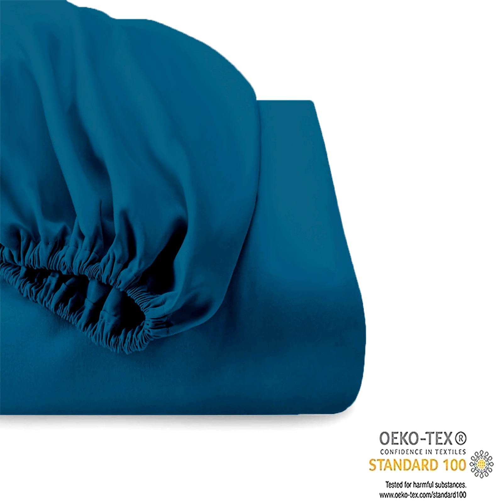 Park Avenue Bed Sheets 500 Thread Count Natural Cotton Combo Set - Blue