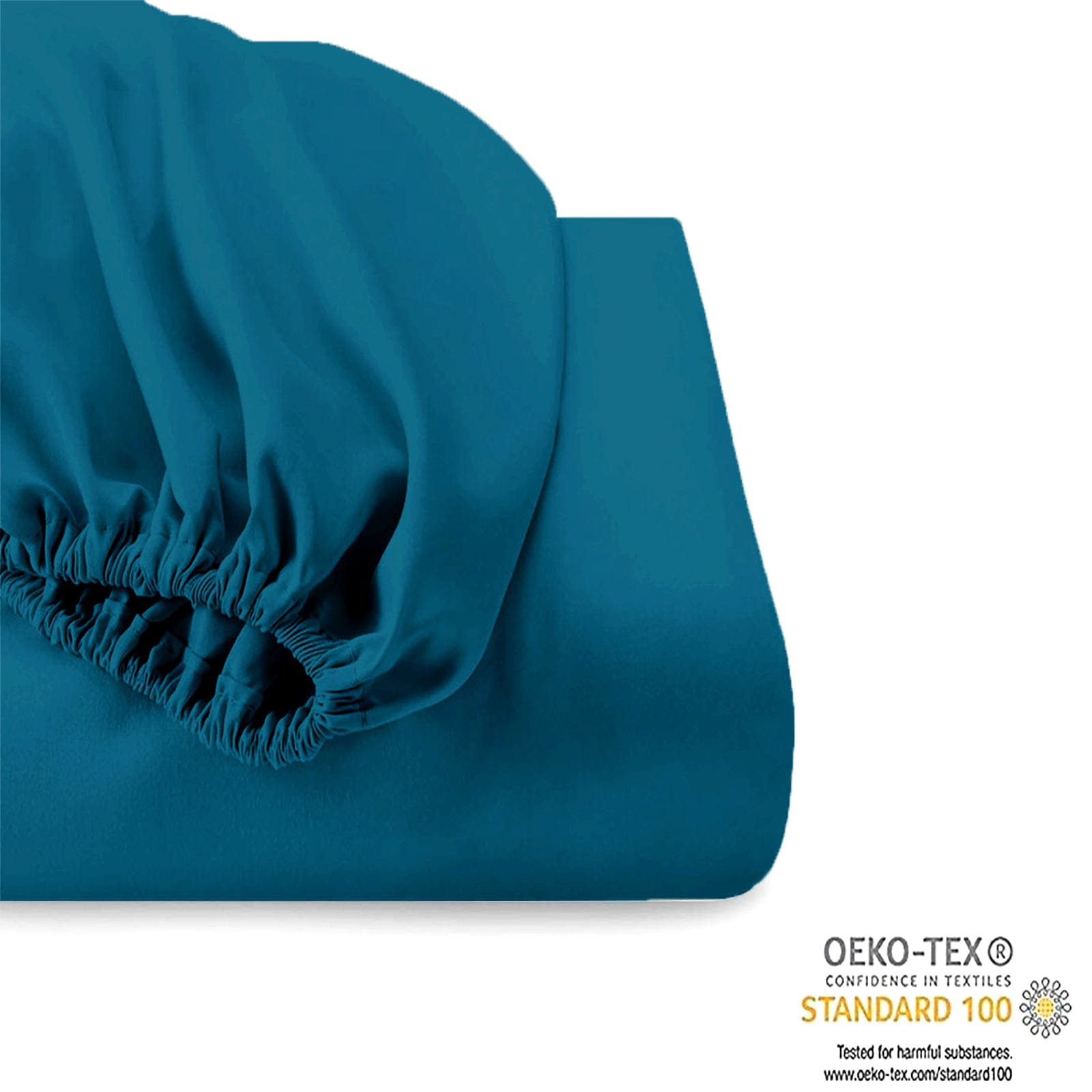 Park Avenue Bed Sheets 500 Thread Count Natural Cotton Combo Set - Teal