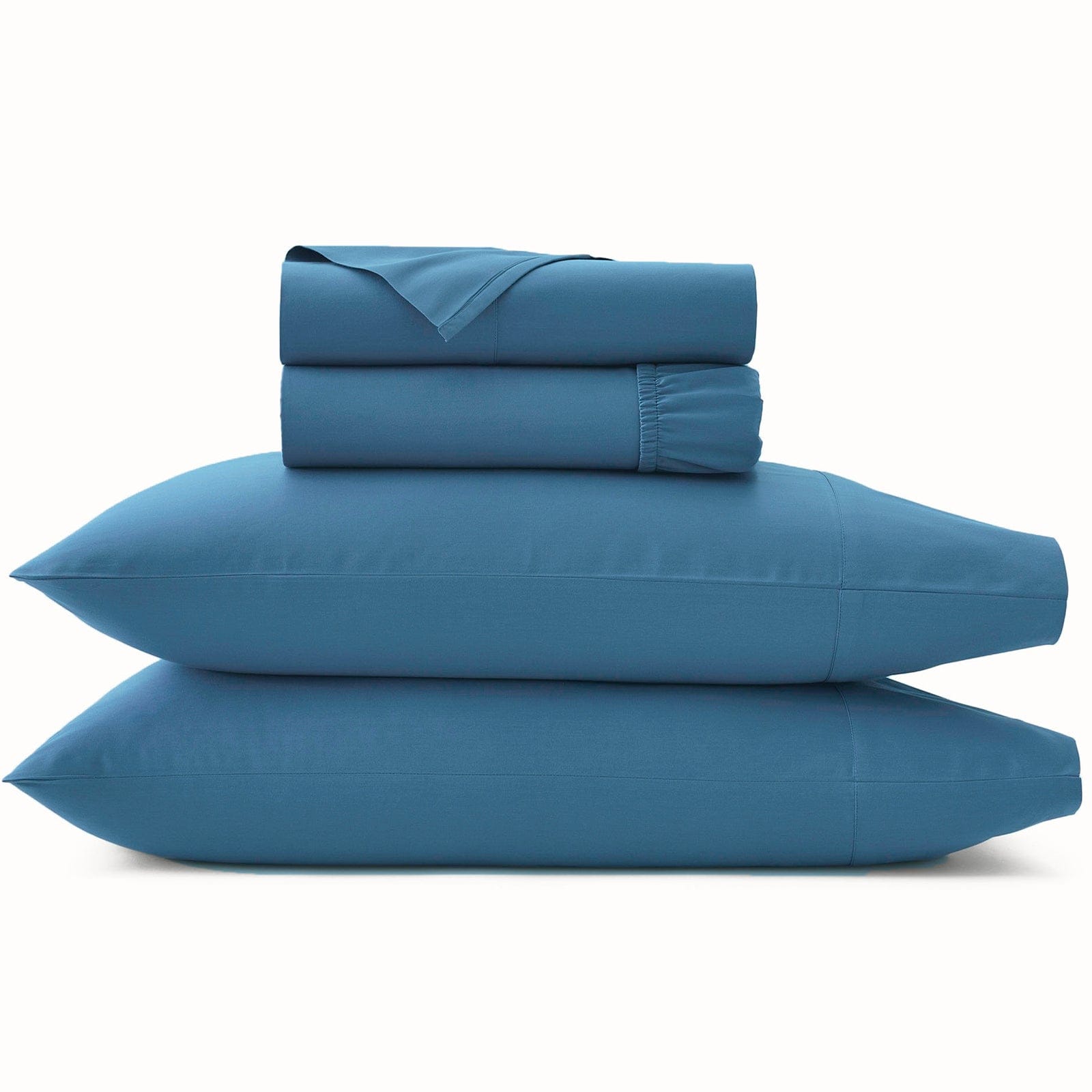 Park Avenue Bed Sheets 500 Thread Count Natural Cotton Sheet Set - Blue