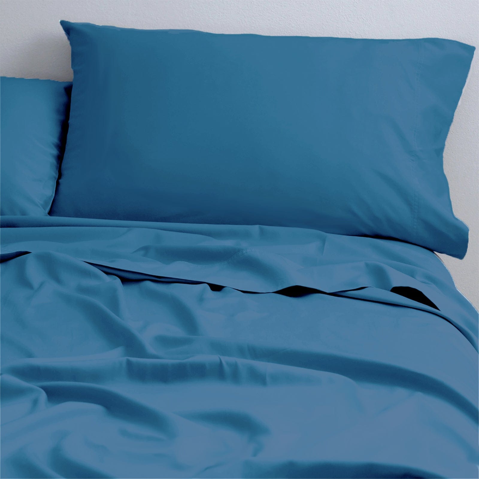 Park Avenue Bed Sheets 500 Thread Count Natural Cotton Sheet Set - Blue