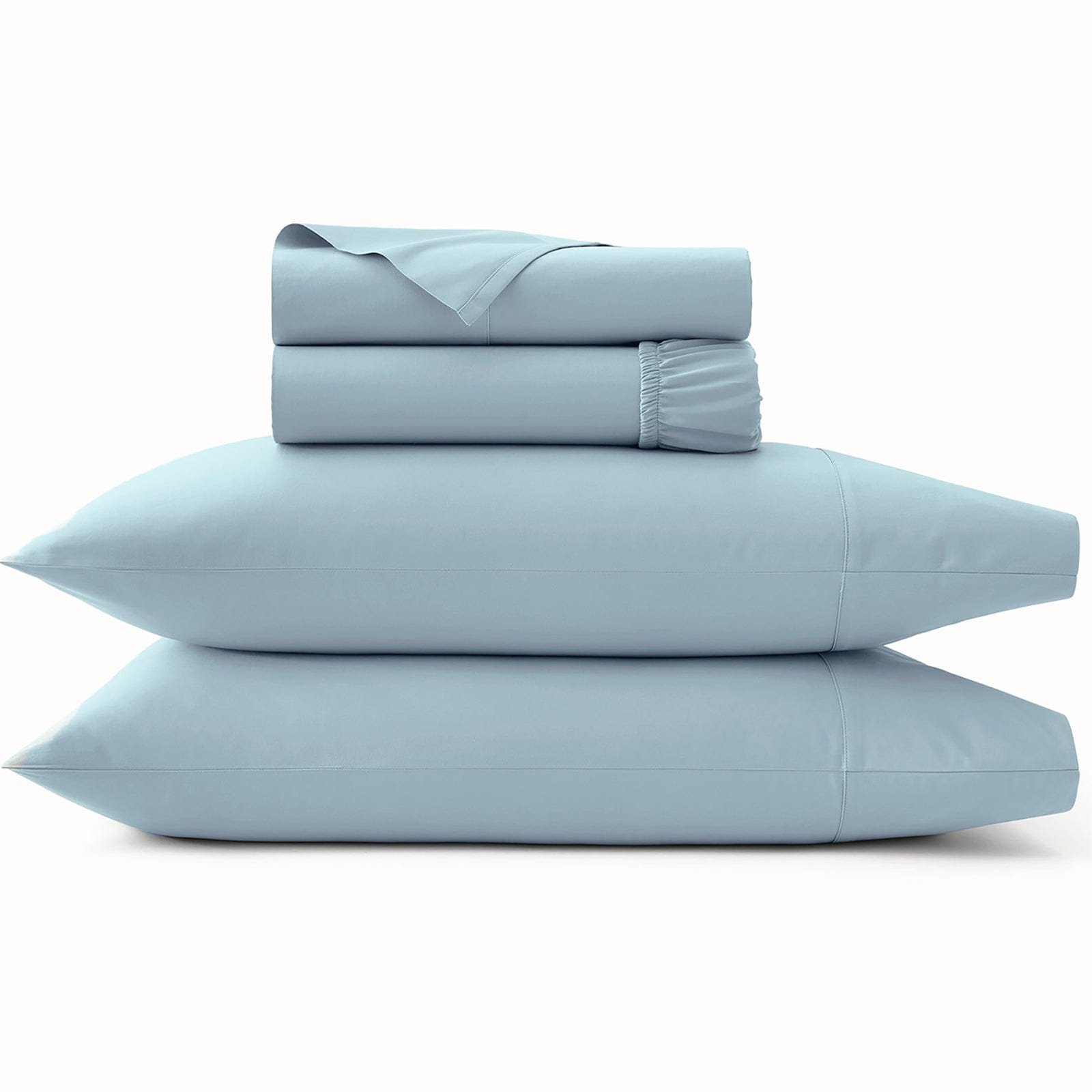 Park Avenue Bed Sheets 500 Thread Count Natural Cotton Sheet Set - Duck Egg