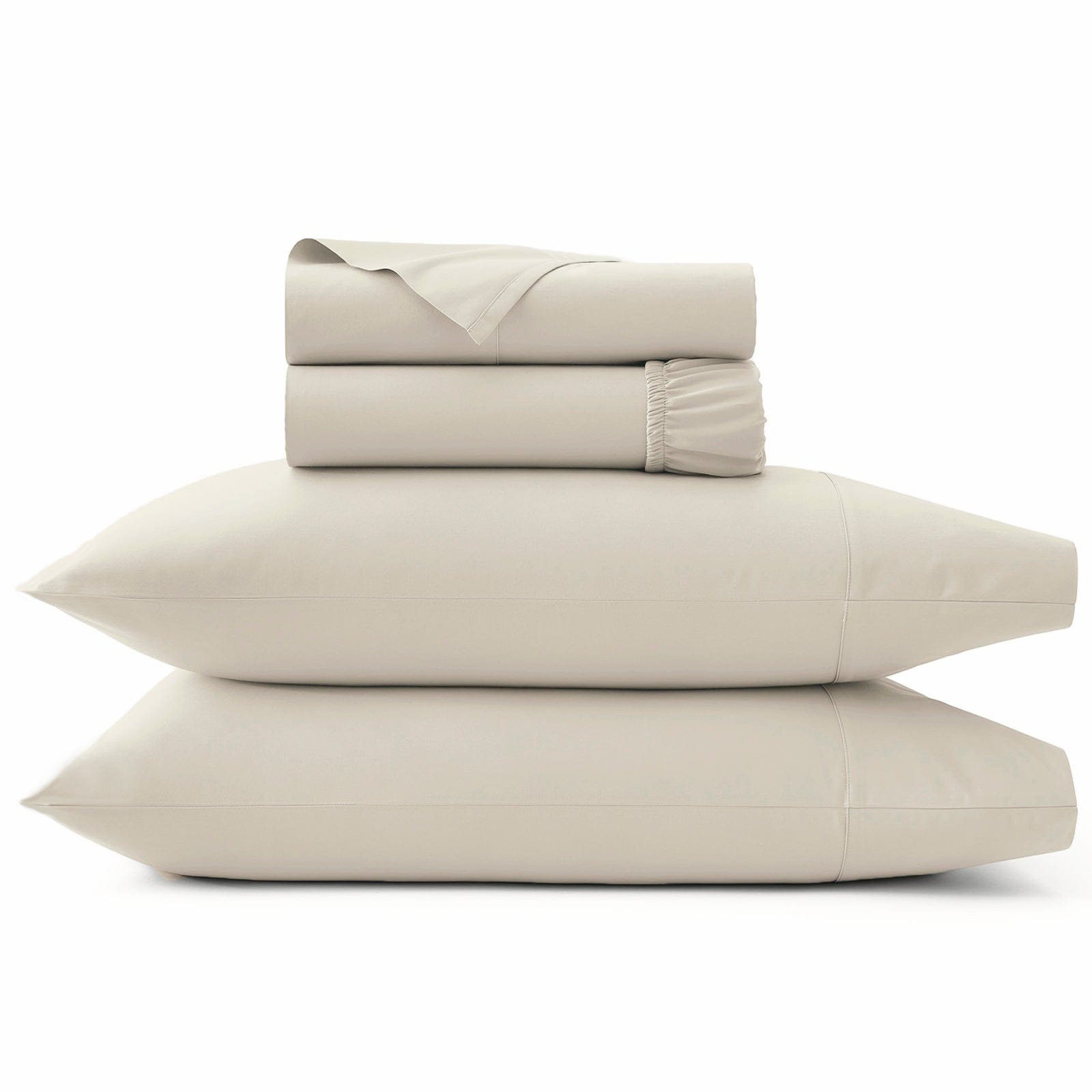 Park Avenue Bed Sheets 500 Thread Count Natural Cotton Sheet Set - Ivory