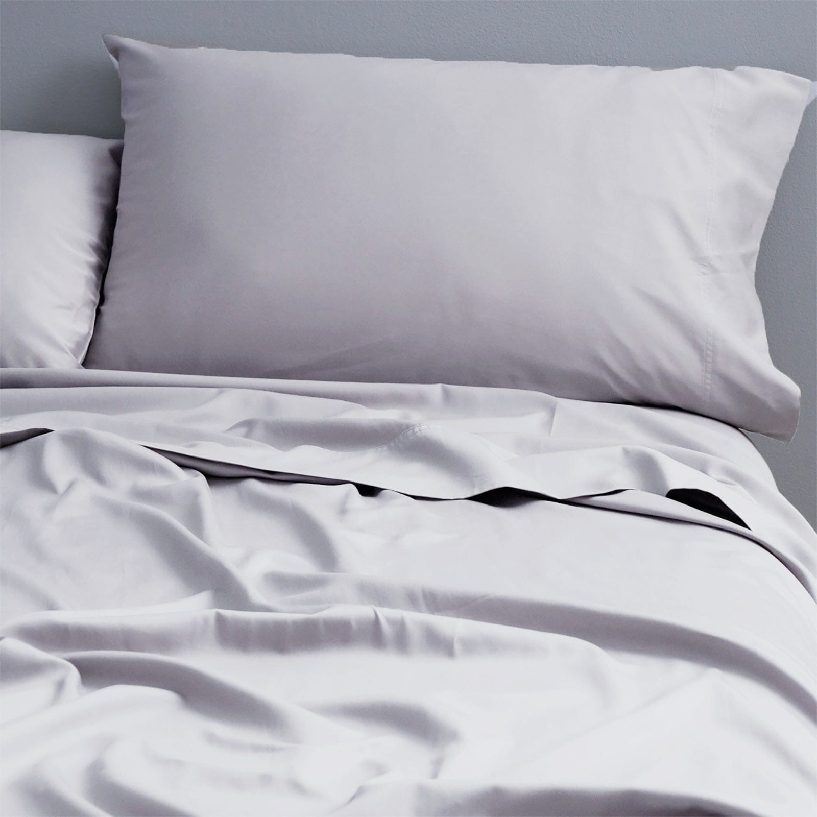 Park Avenue Bed Sheets 500 Thread Count Natural Cotton Sheet Set - Light Grey