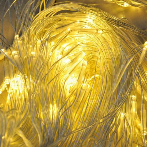320LED Fairy Lights Net Mesh Curtain Multi Colour Big Bedding Australia
