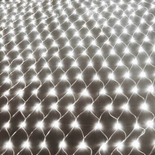 320LED Fairy Lights Net Mesh Curtain Multi Colour Big Bedding Australia