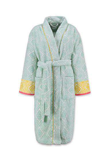 Pip Studio Pajamas Medium / Light Blue PIP Jacquard Check Bathrobe - 2 Colours