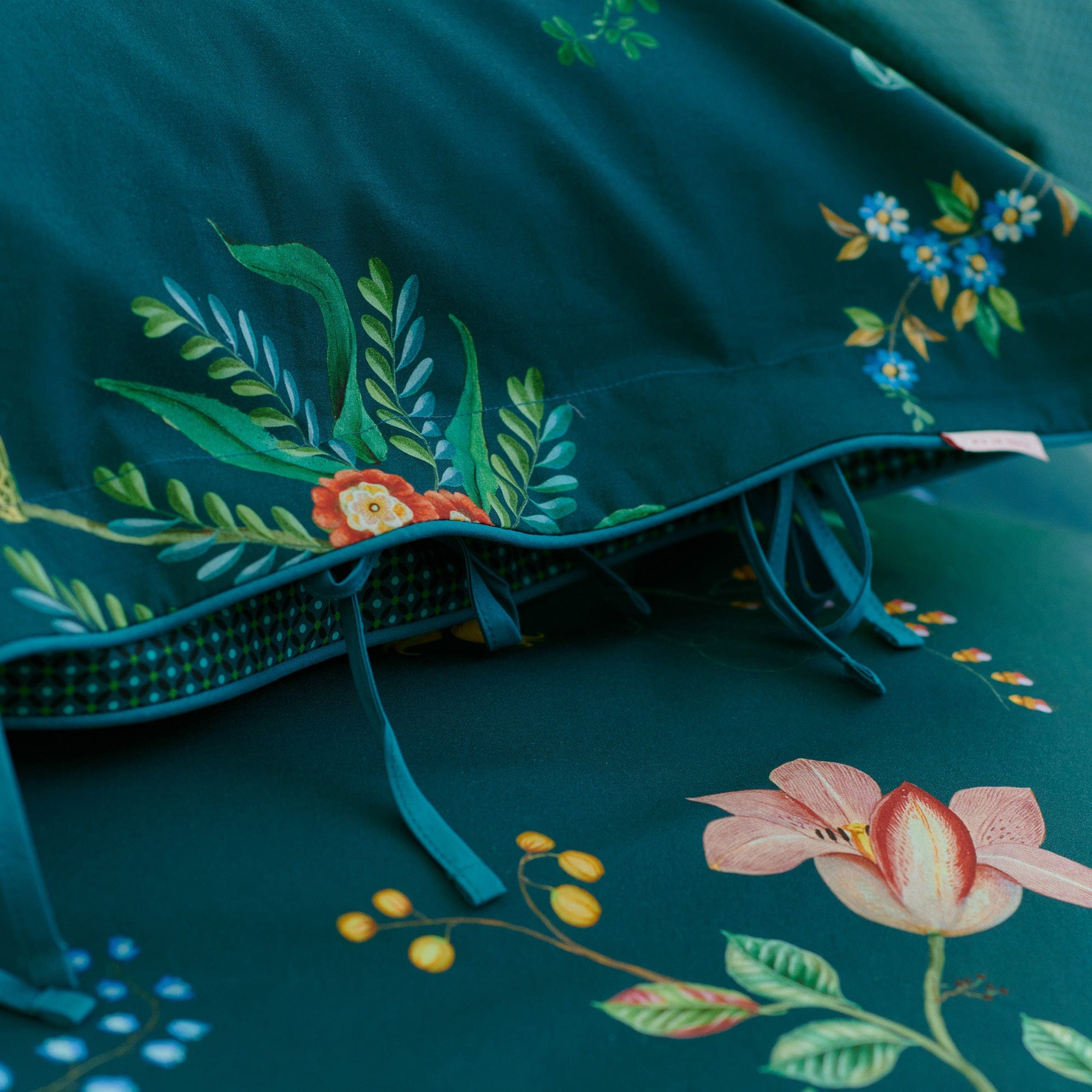 Pip Studio Quilt Cover Pip Studio Dark Blue Fleur Grandeur Cotton Quilt Cover Set