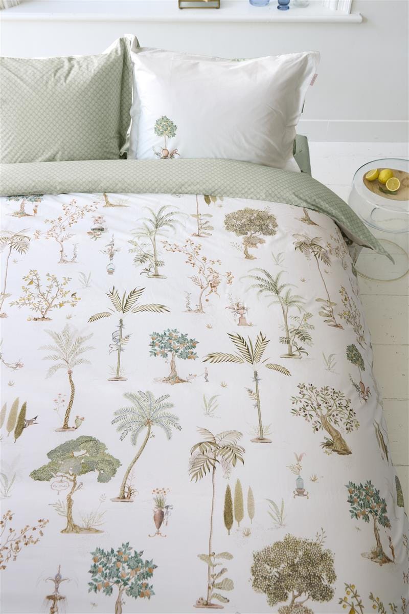 Pip Studio Quilt Cover Pip Studio Giardini di Frutta White Cotton Quilt Cover Set