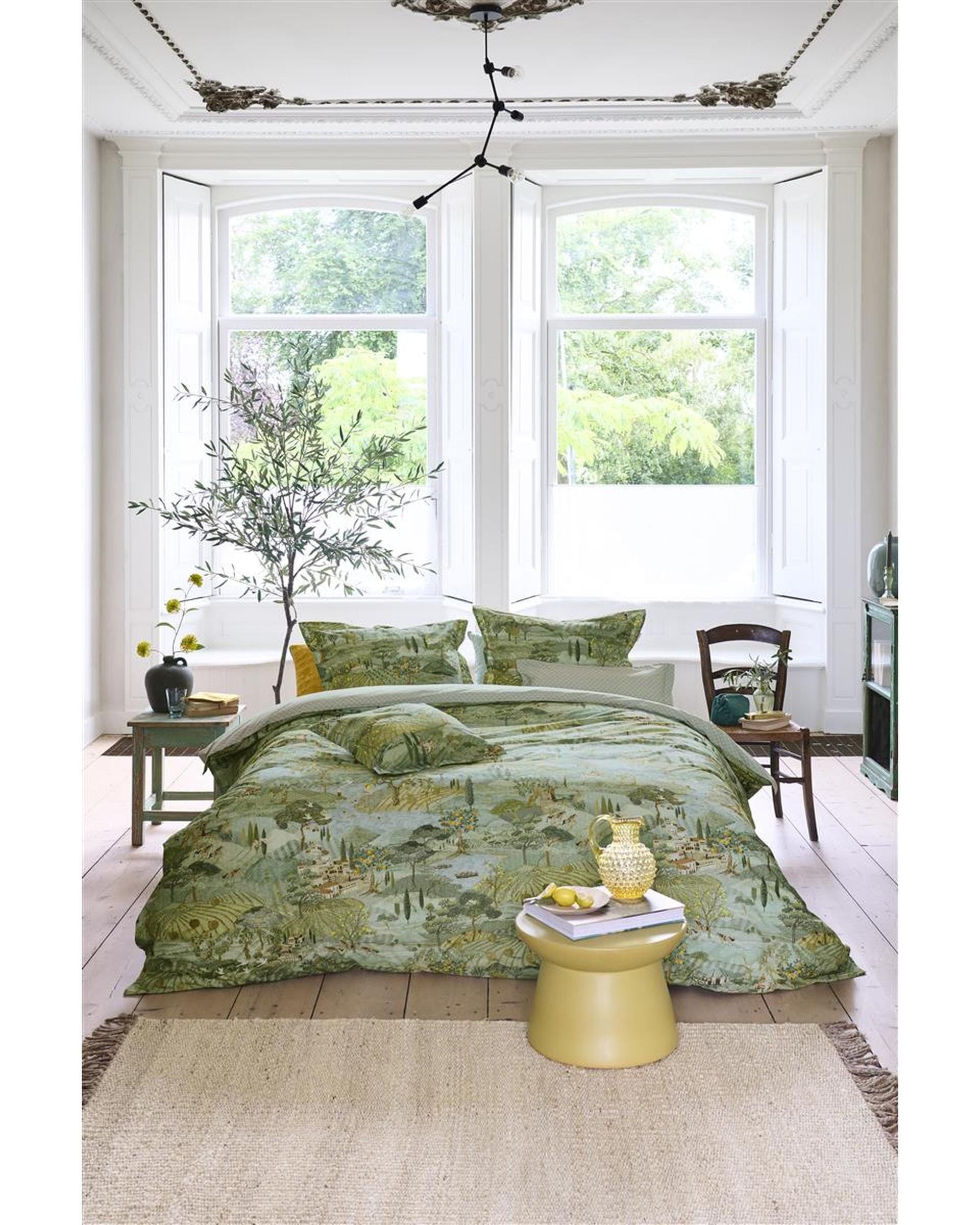 Pip Studio Quilt Cover Pip Studio Toscana Green Cotton Quilt Cover Set
