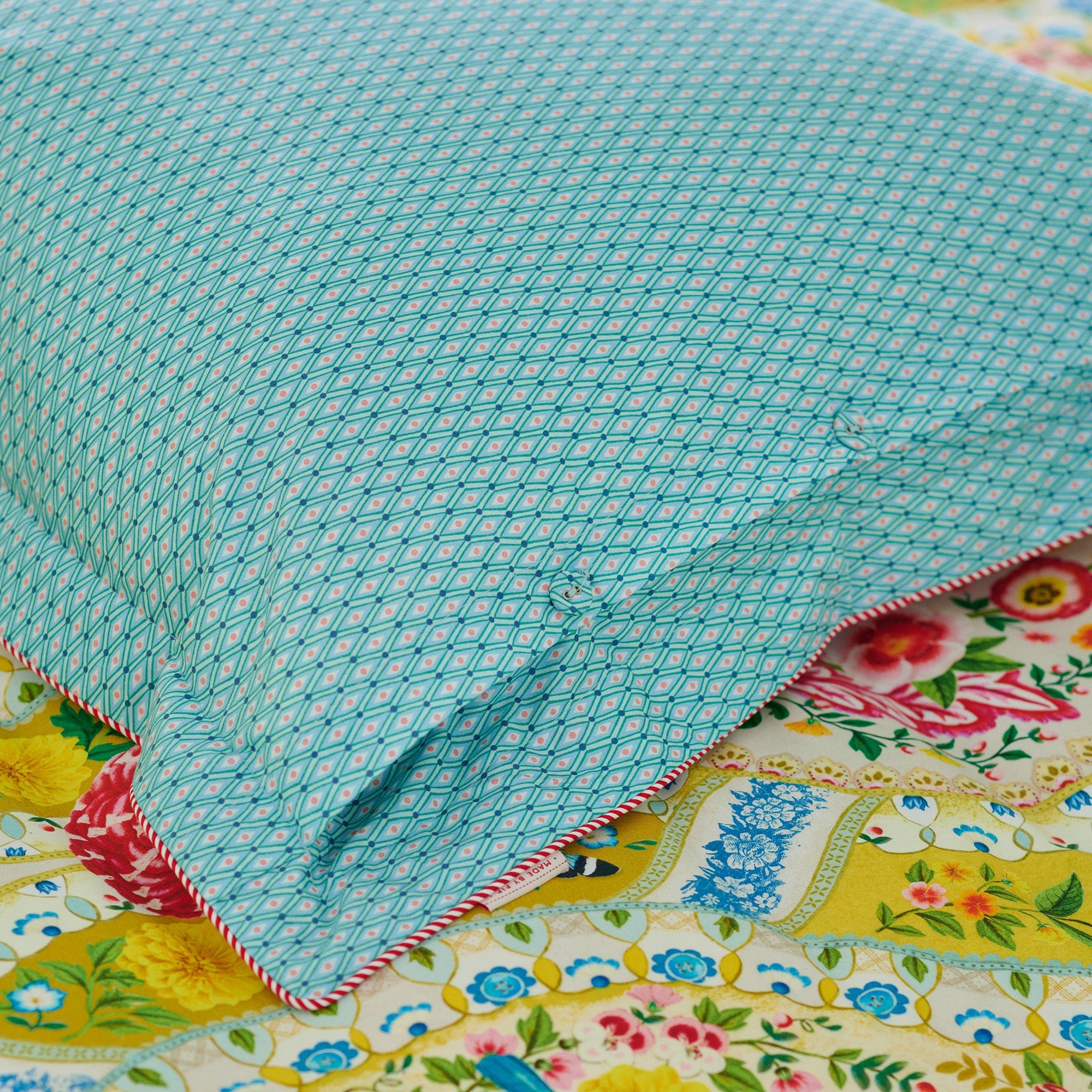 Pip Studio Quilt Cover Pip Studio Yellow Melody Cotton Quilt Cover Set