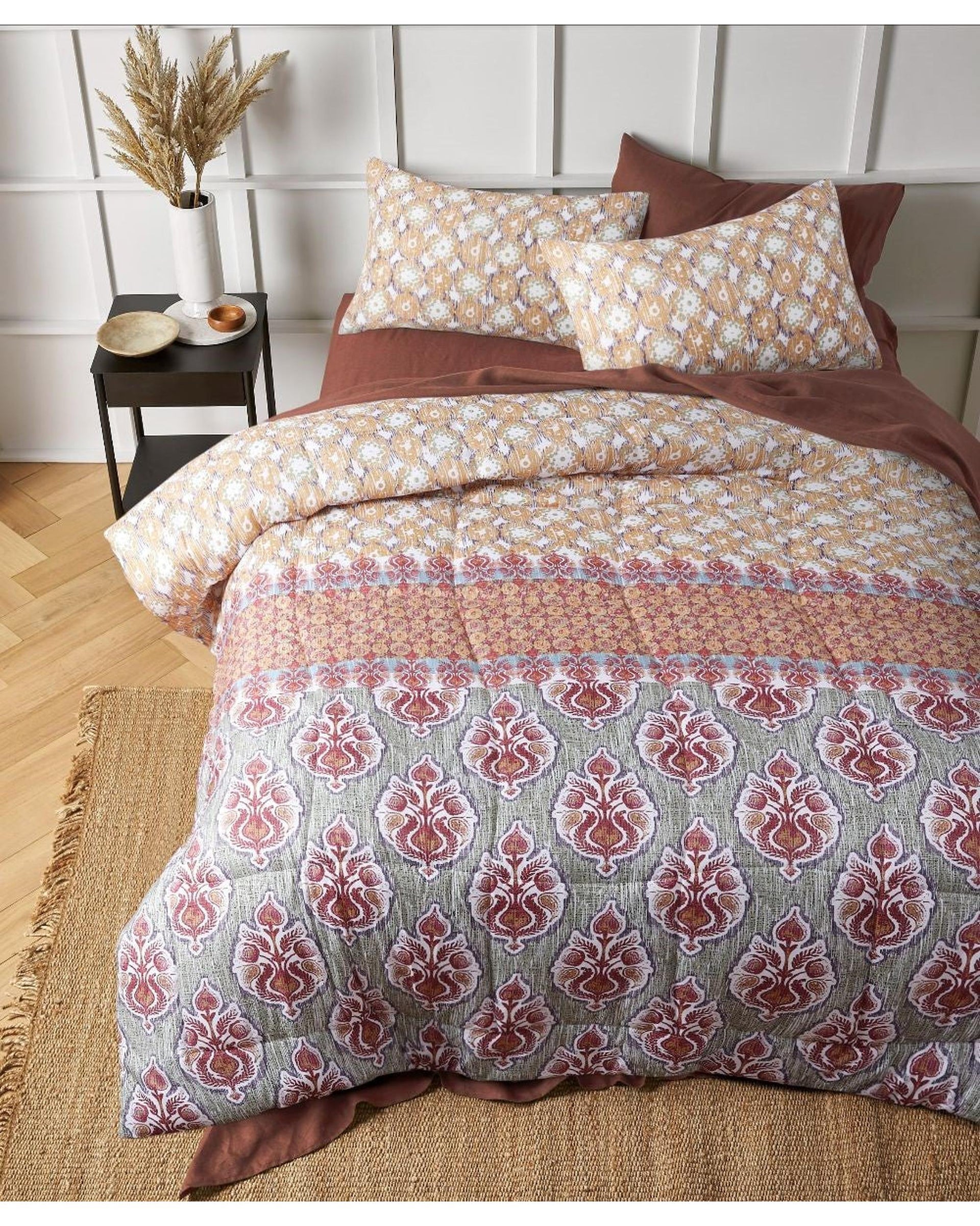 The Big Sleep Pippa Printed Microfibre 3 Piece Comforter Set The Big Sleep