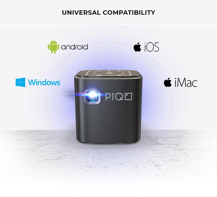 PIQO Projector - The world's smartest 1080p mini pocket projector Big Bedding Australia