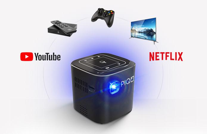 PIQO Projector - The world's smartest 1080p mini pocket projector Big Bedding Australia