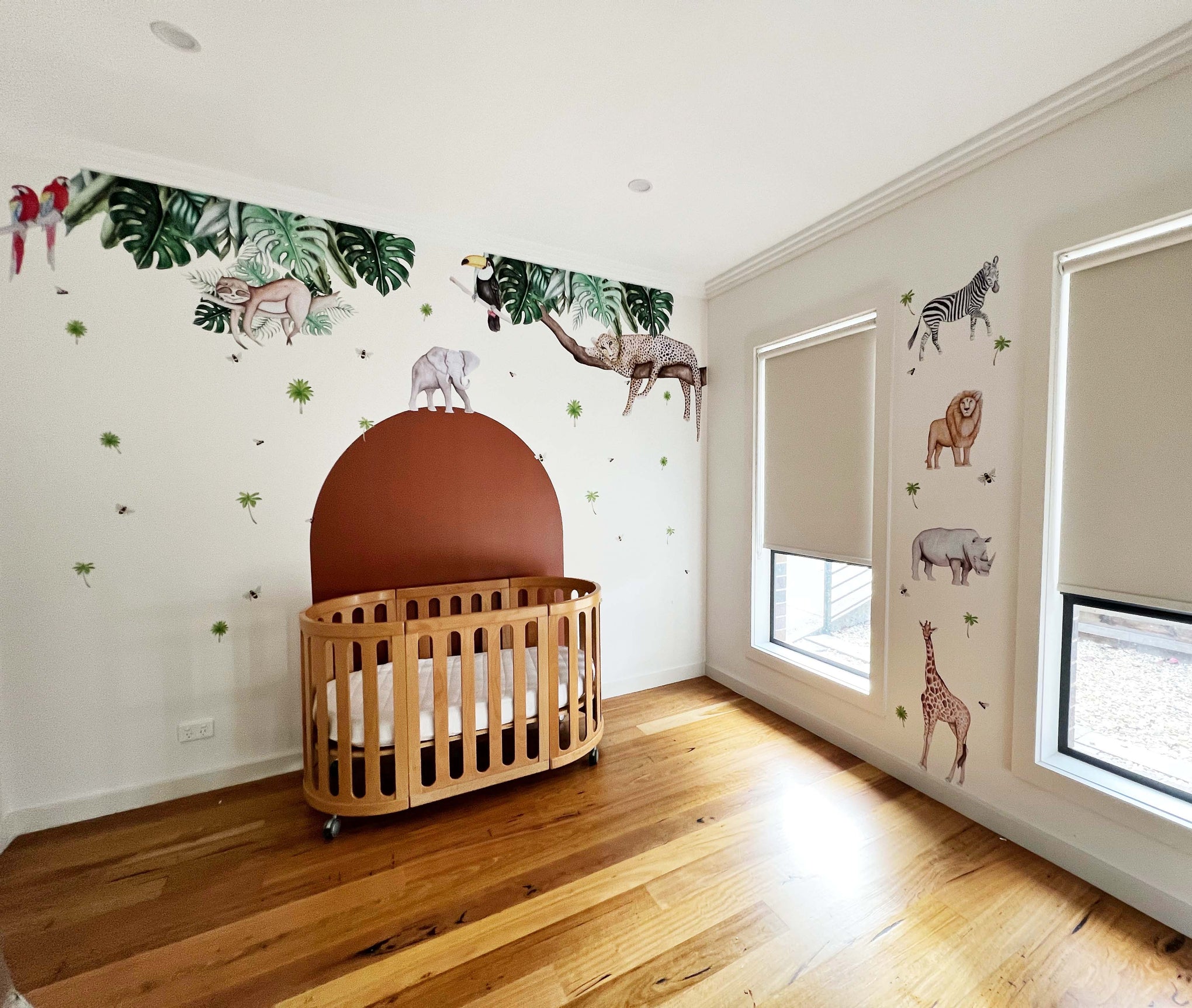Polka Art Wall Decal Arch Wall Decals Australian Design Hand Painted Peel & Stick, Removable Wall Decal. Nursery, Kids Playroom, Kids Teens Bedroom