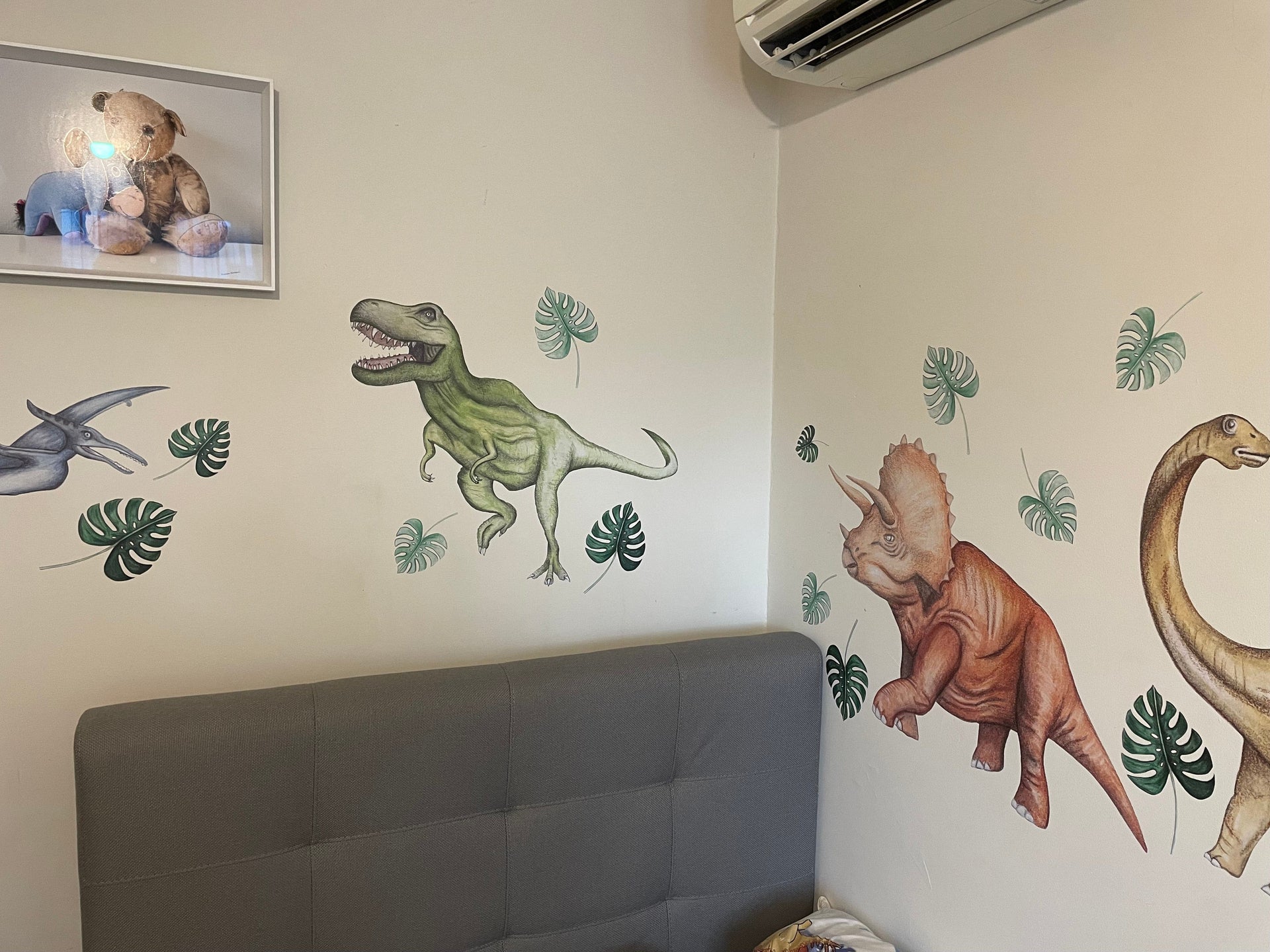 Polka Art Wall Decal Dinosaurs Wall Decals Australian Design Hand Painted Peel & Stick, Removable Wall Decal. Nursery, Kids Playroom, Kids Teens Bedroom