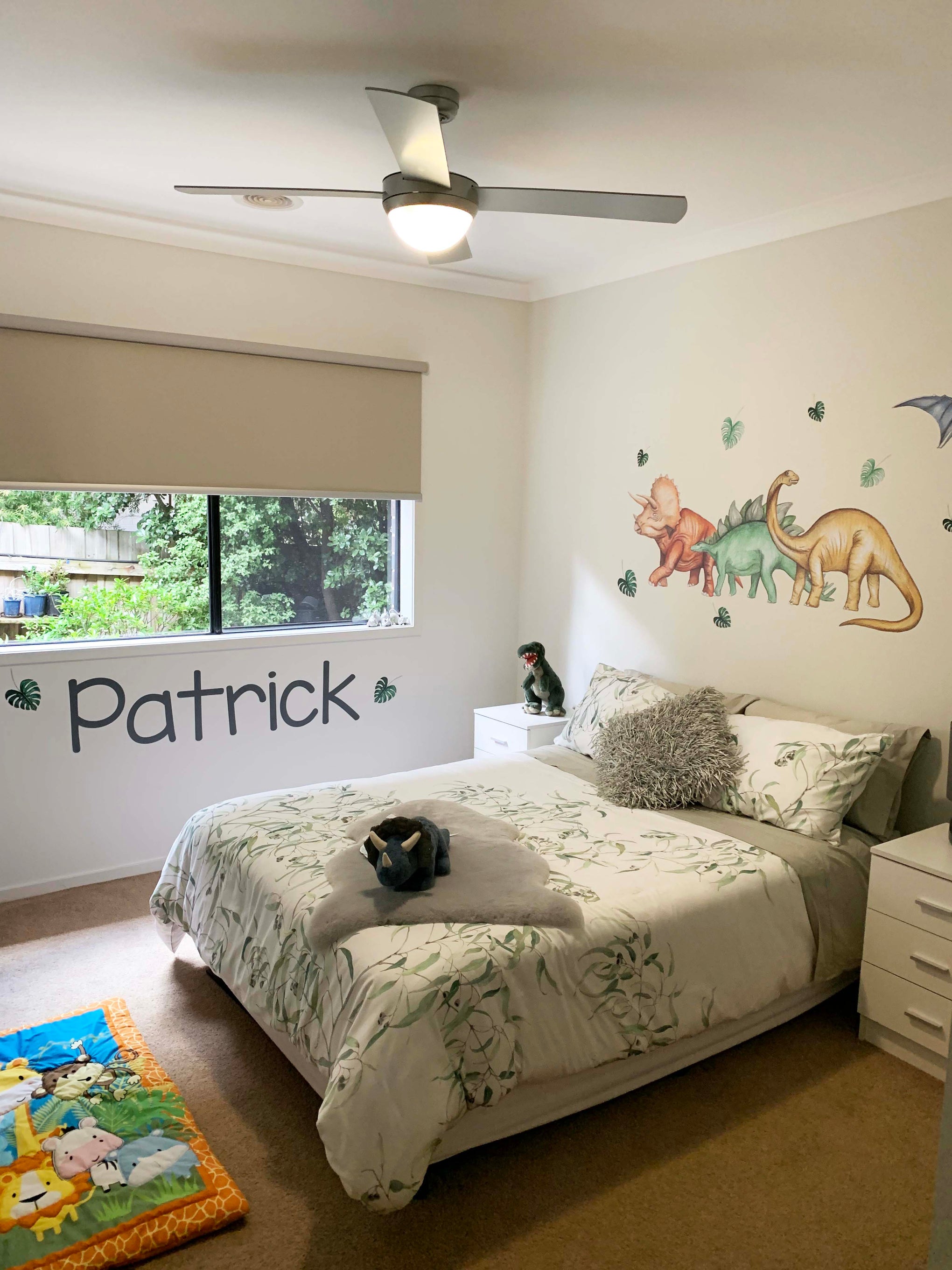 Polka Art Wall Decal Dinosaurs Wall Decals Australian Design Hand Painted Peel & Stick, Removable Wall Decal. Nursery, Kids Playroom, Kids Teens Bedroom