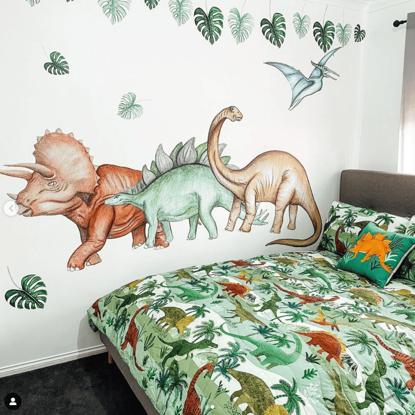 Polka Art Wall Decal Dinosaurs Wall Decals Australian Design Hand Painted Peel & Stick, Removable Wall Decal. Nursery, Kids Playroom, Kids Teens Bedroom