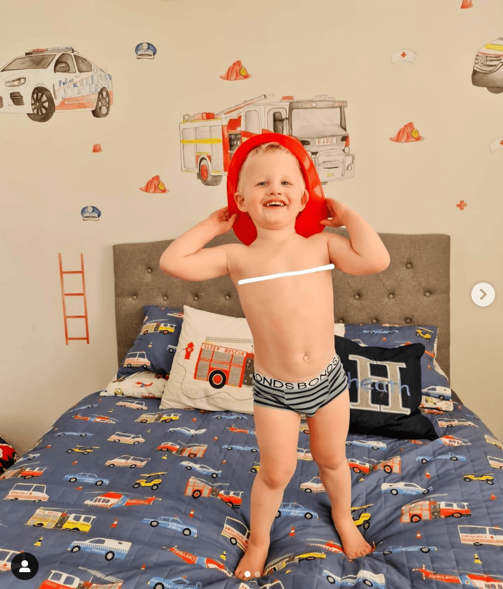 Polka Art Wall Decal Emergency Vehicles Australian Design Hand Painted Peel & Stick, Removable Wall Decal. Nursery, Kids Playroom, Kids Teens Bedroom