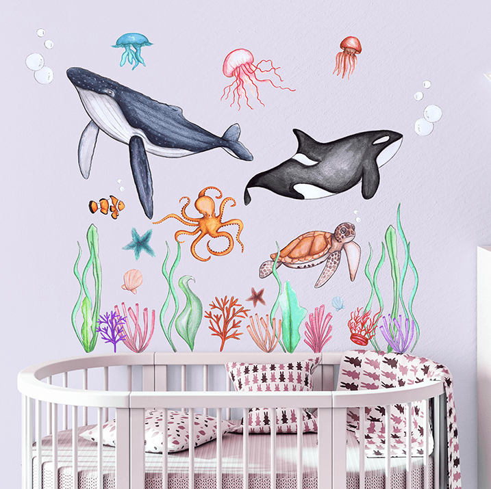 Polka Art Wall Decal Life is the Bubbles Australian Design Hand Painted Peel & Stick, Removable Wall Decal. Nursery, Kids Playroom, Kids Teens Bedroom