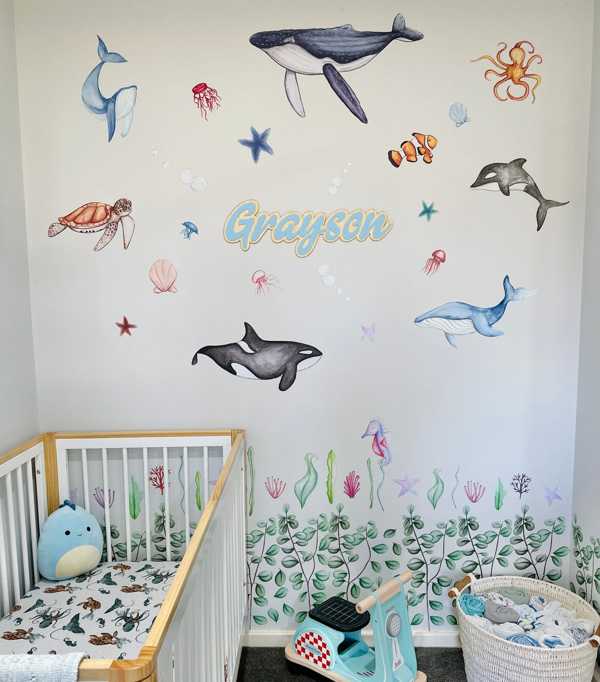 Polka Art Wall Decal Life is the Bubbles Australian Design Hand Painted Peel & Stick, Removable Wall Decal. Nursery, Kids Playroom, Kids Teens Bedroom