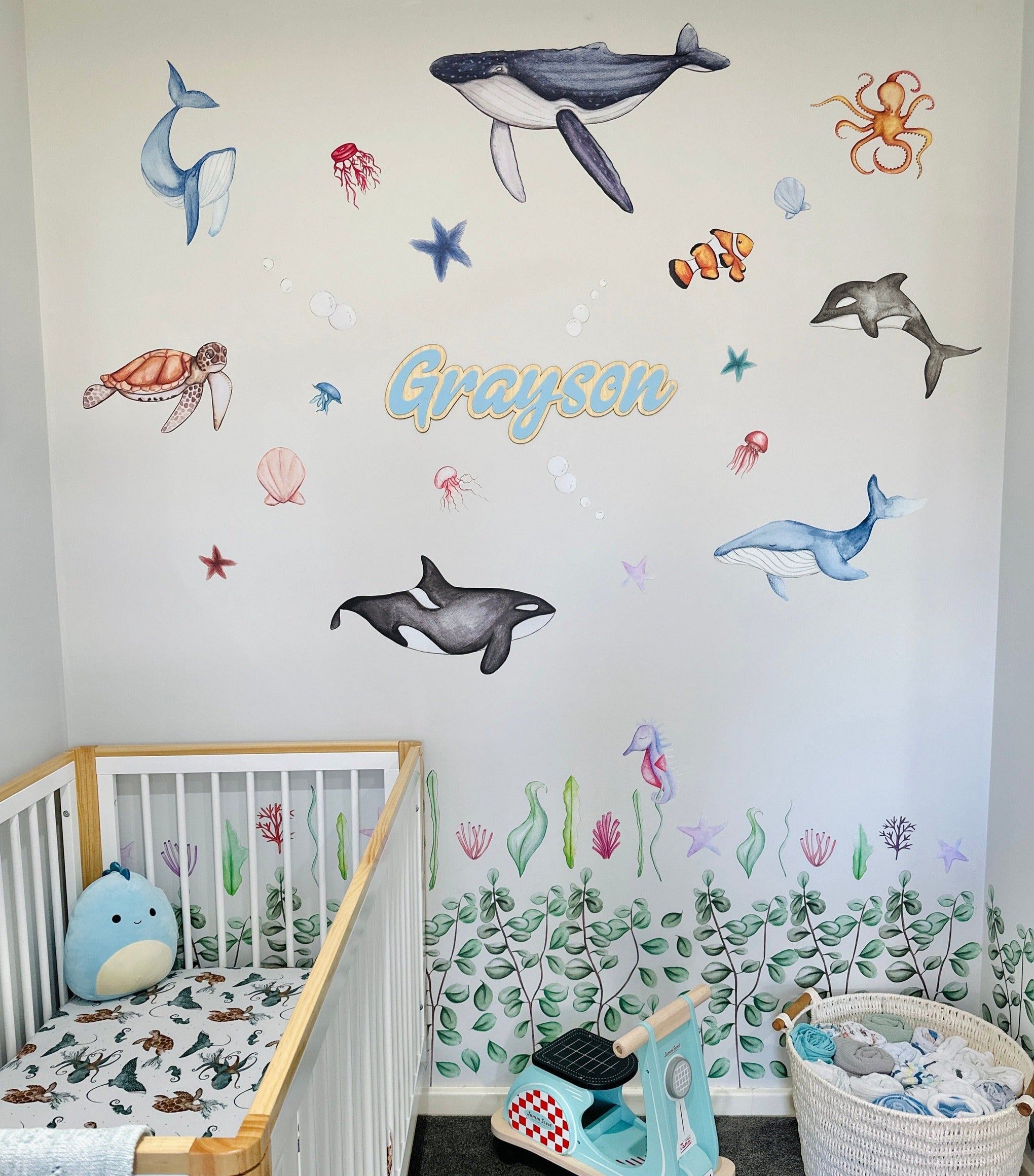 Polka Art Wall Decal Life is the Bubbles Australian Design Hand Painted Peel & Stick, Removable Wall Decal. Nursery, Kids Playroom, Kids Teens Bedroom