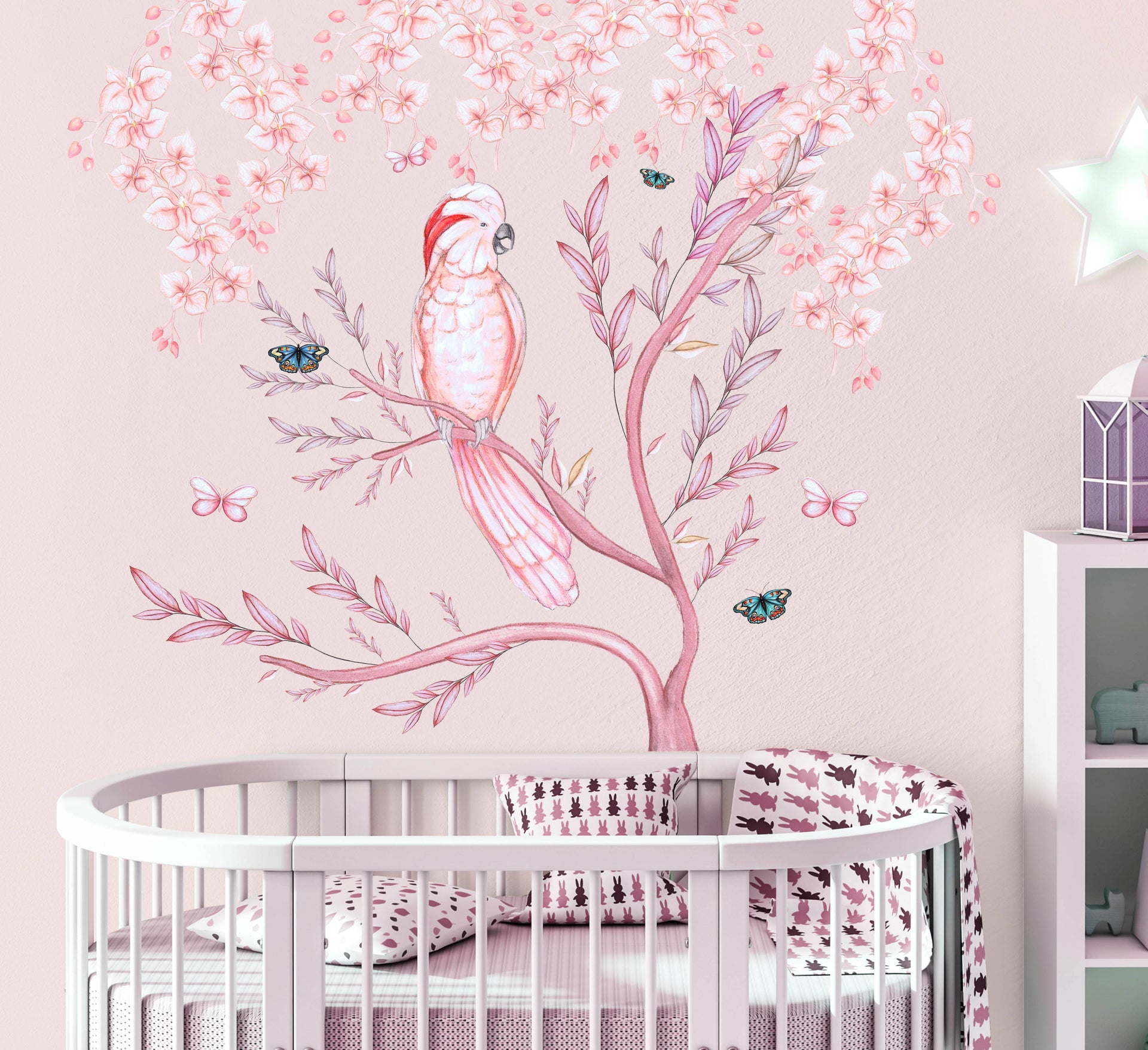Polka Art Wall Decal One Size (2 x 1.25cm x 30cm Strips) Orchids Australian Design Hand Painted Peel & Stick, Removable Wall Decal. Nursery, Kids Playroom, Kids Teens Bedroom