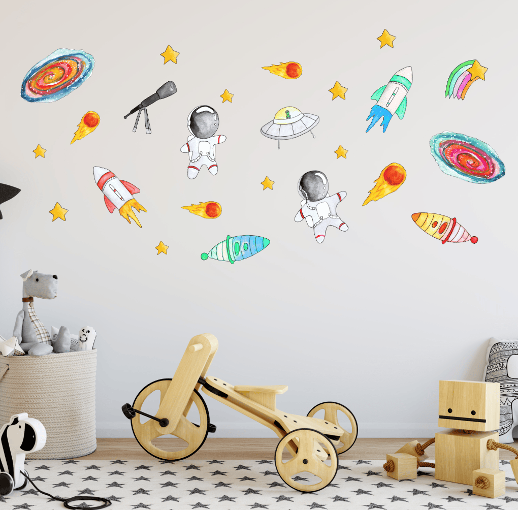 Polka Art Wall Decal One Size Space Extras Wall Decals Australian Design Hand Painted Peel & Stick, Removable Wall Decal. Nursery, Kids Playroom, Kids Teens Bedroom