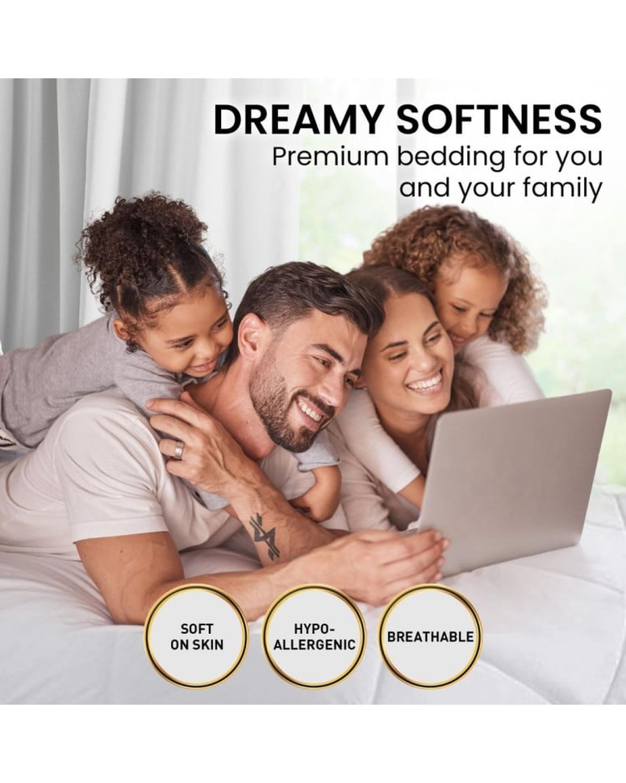 LAURA HILL 700GSM MICROFIBRE BAMBOO QUILT COMFORTER DOONA Laura Hill