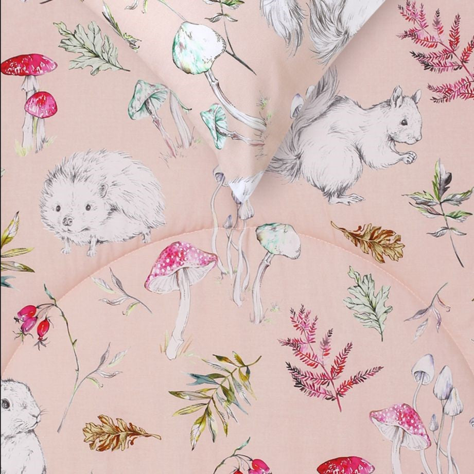 Happy Kids Story Time Pink Cotton Digital Printed Comforter Set Happy Kids Bedding