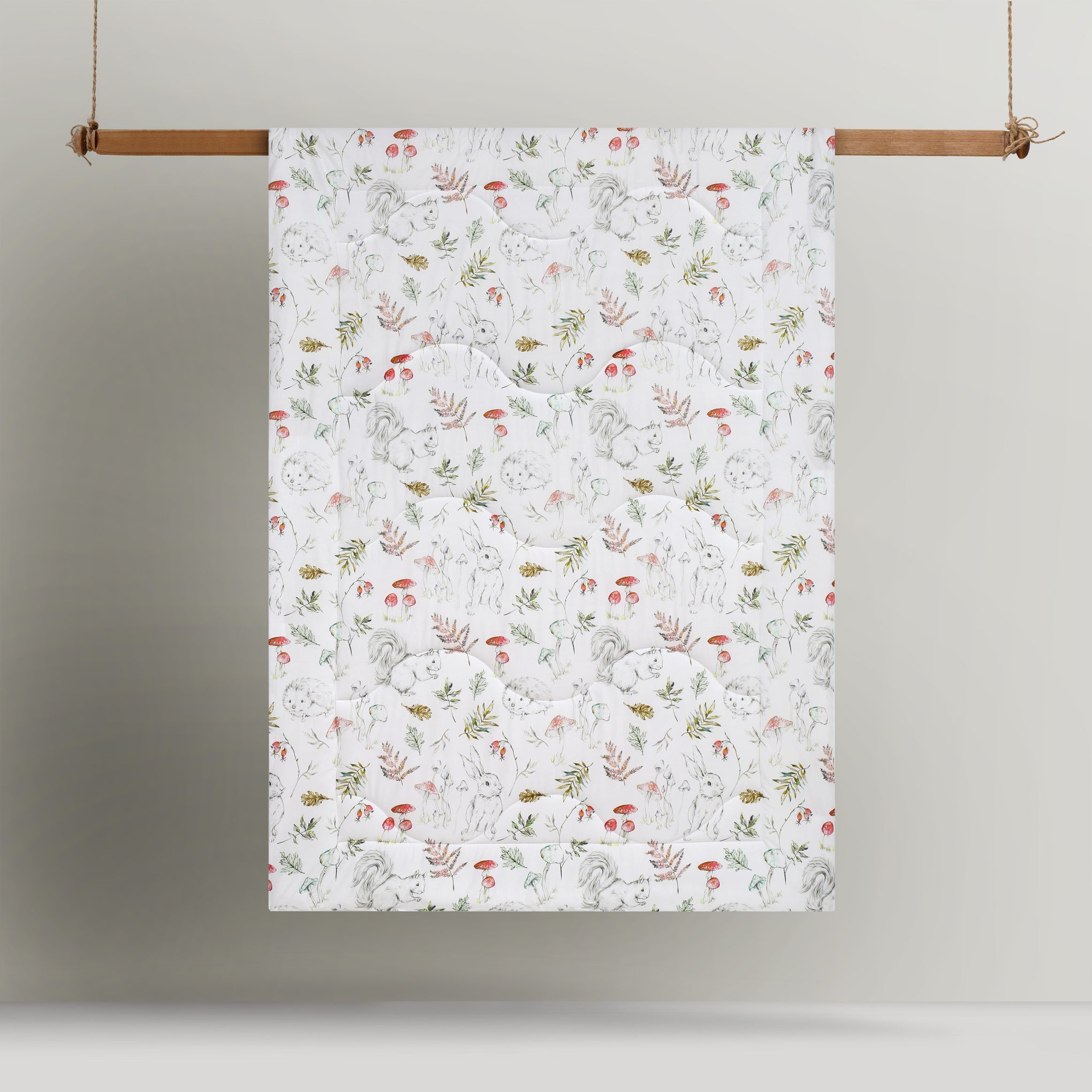 Happy Kids Story Time White Cotton Digital Printed Comforter Set Happy Kids Bedding