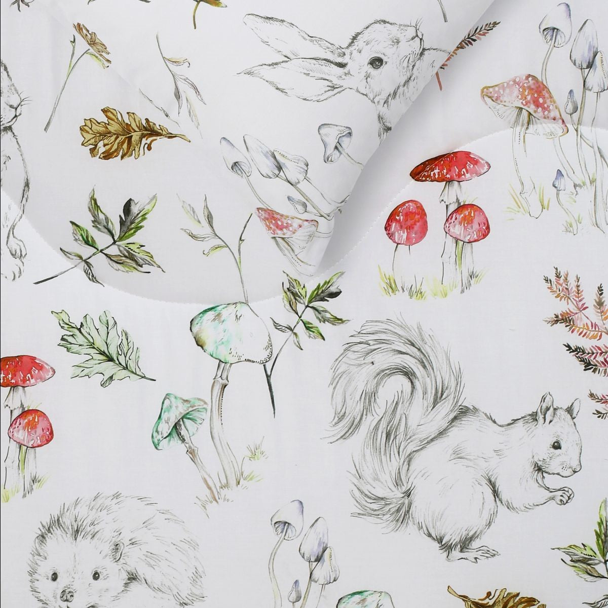 Happy Kids Story Time White Cotton Digital Printed Comforter Set Happy Kids Bedding