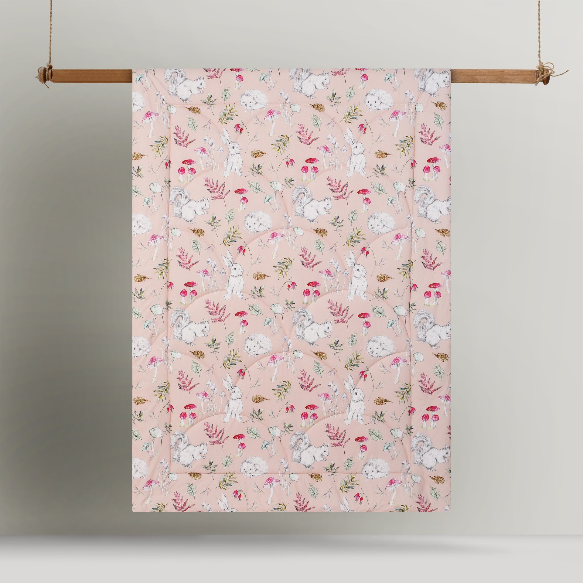 Happy Kids Story Time Pink Cotton Digital Printed Comforter Set Happy Kids Bedding