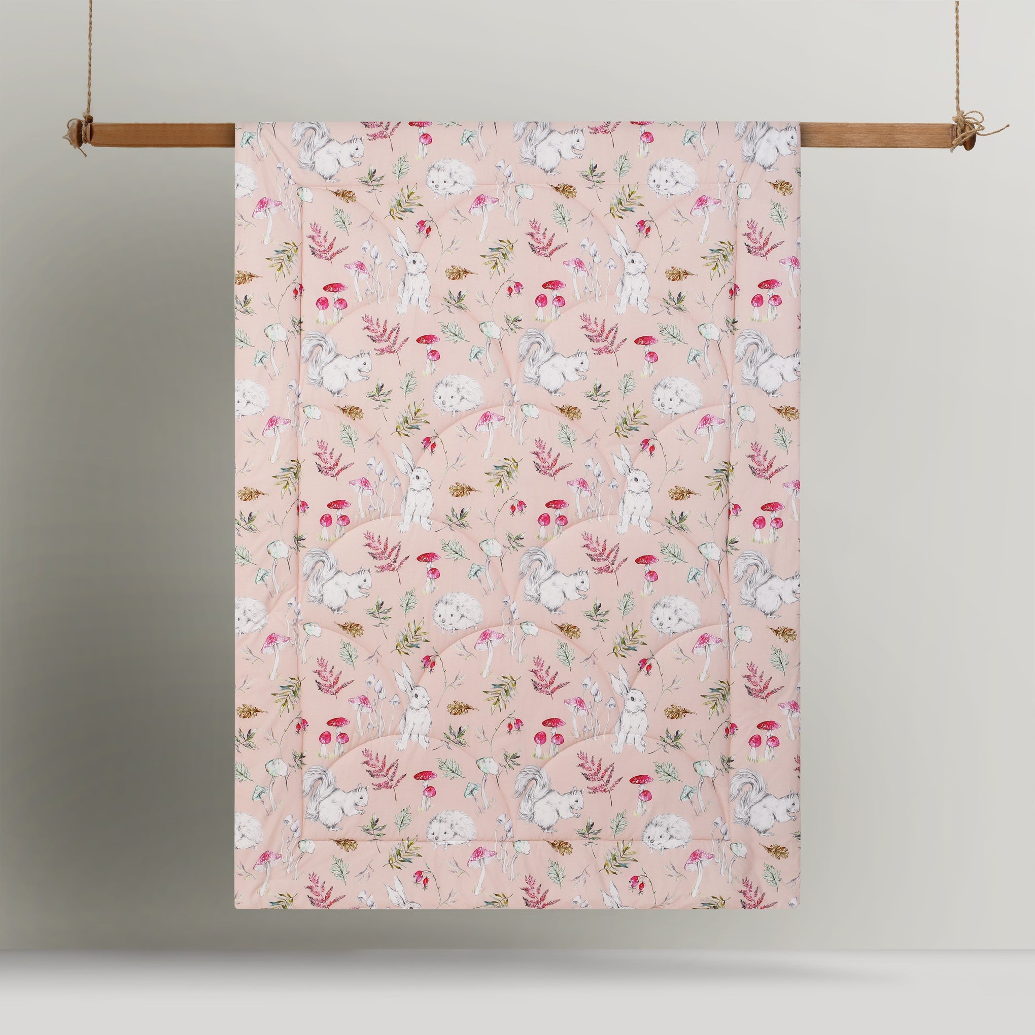 Happy Kids Story Time Pink Cotton Digital Printed Comforter Set Happy Kids Bedding