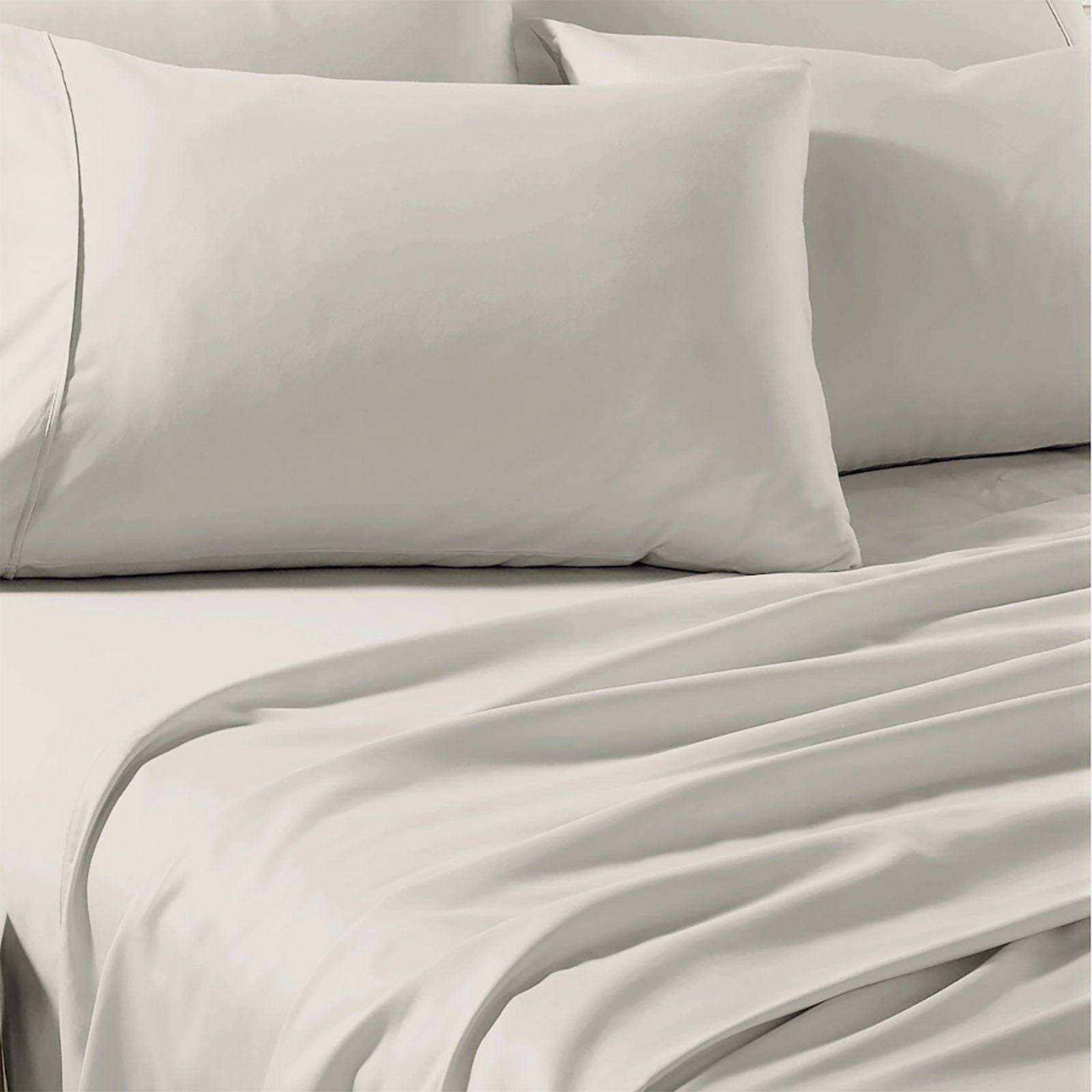 Renee Taylor Bed Sheets 1500 Thread Count Premium Cotton Blend Sheet sets - Bone