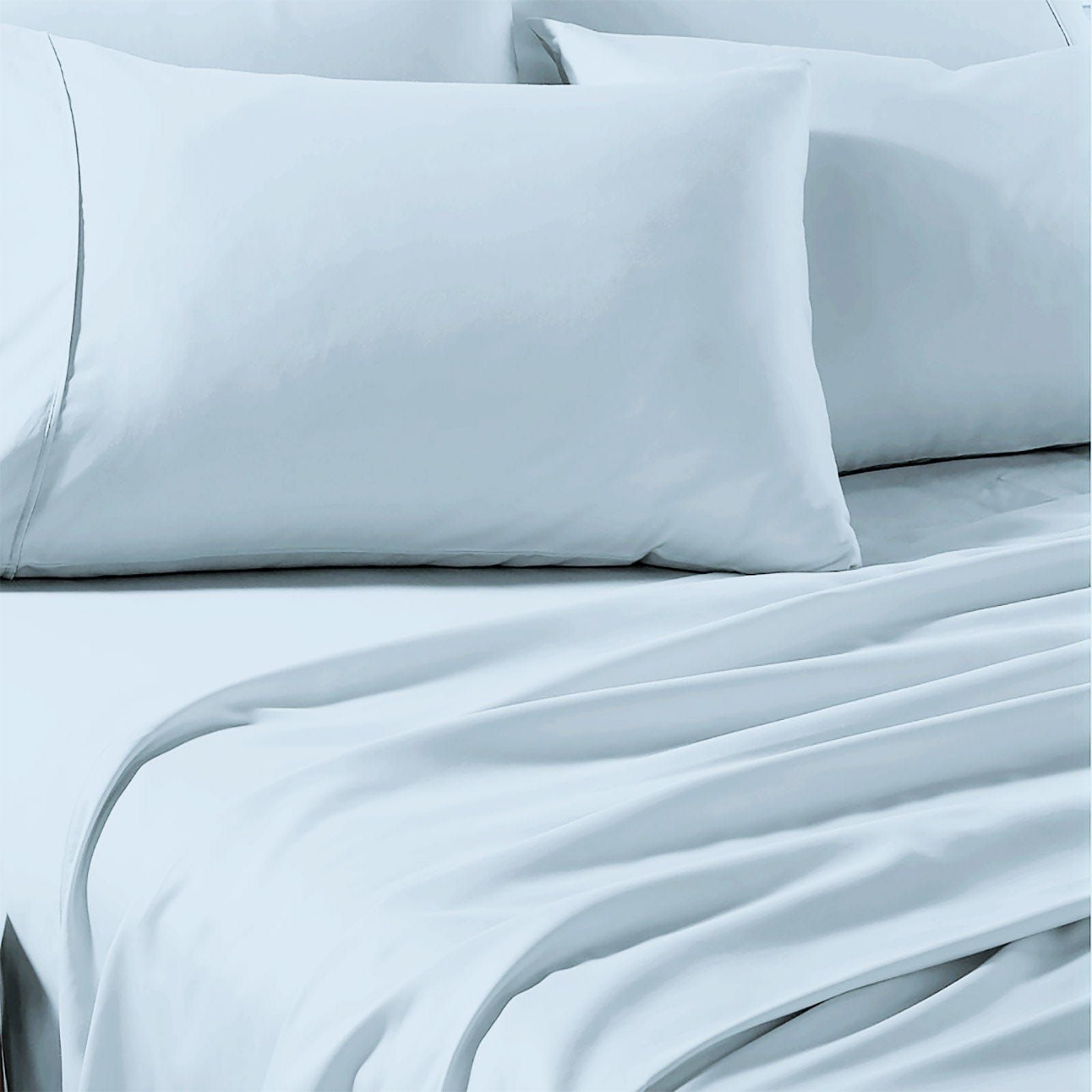 Renee Taylor Bed Sheets 1500 Thread Count Premium Cotton Blend Sheet sets - Duck Egg