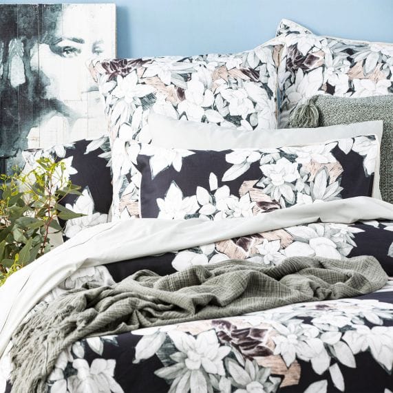 Renee Taylor Quilt Cover 300 TC Cotton Printed Quilt Cover Set - Ivy