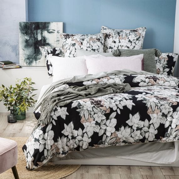 Renee Taylor Quilt Cover 300 TC Cotton Printed Quilt Cover Set - Ivy