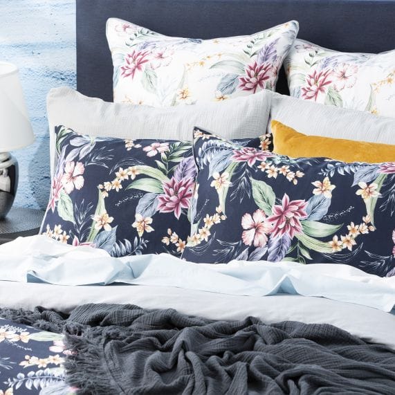 Renee Taylor Quilt Cover 300 TC Cotton Printed Quilt Cover Set - Sophie
