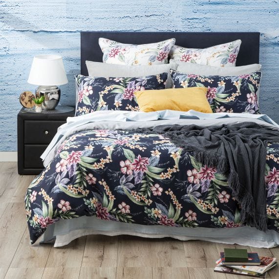 Renee Taylor Quilt Cover 300 TC Cotton Printed Quilt Cover Set - Sophie